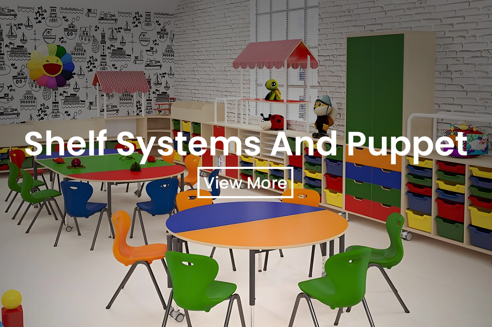 Kindergaten Shelfs and Puppet in Malta