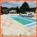 CRC Rustic Mix Travertine Marbles