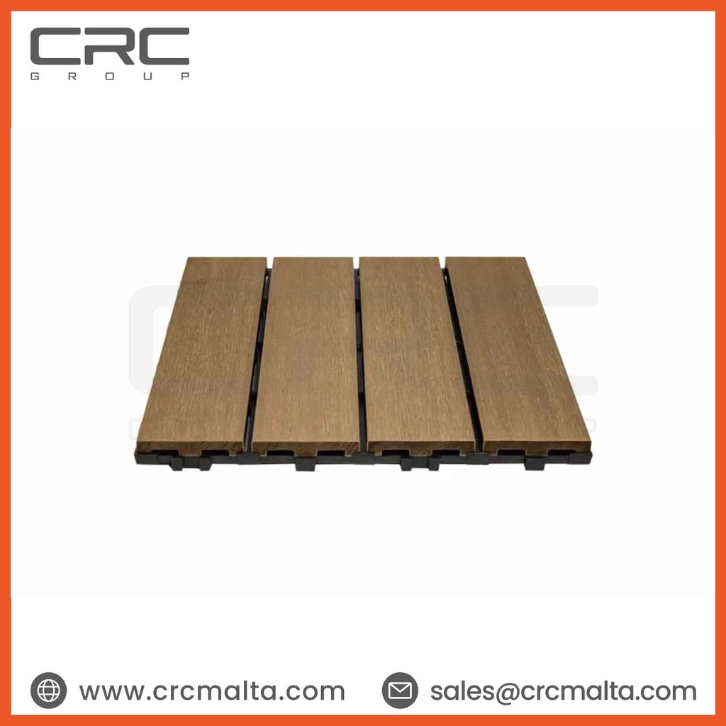 CRC Ultrashield Composite Wood Tiles TEAK