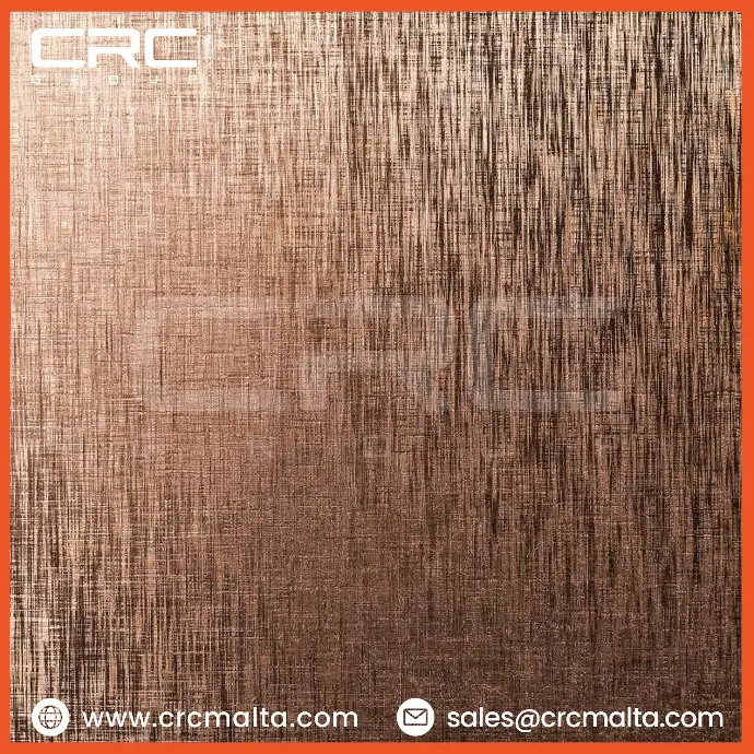 CRC Brushed Oxidized Steel Flooring