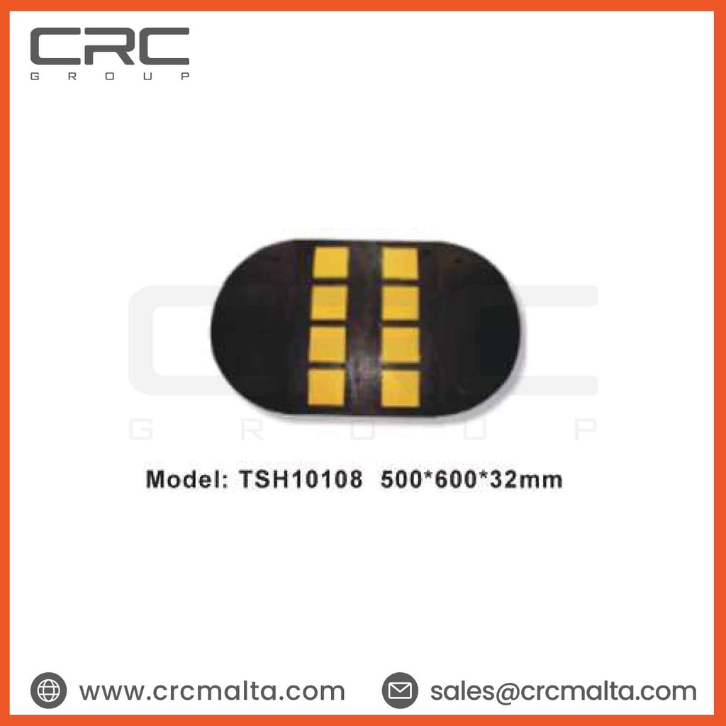 CRC Rubber Speed Bumps 500×600×32mm