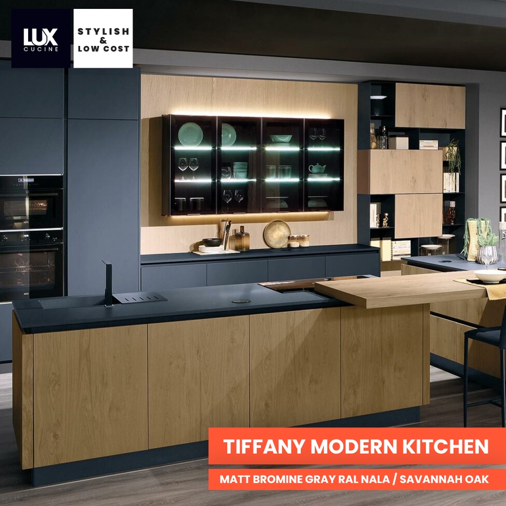 CRC TIFFANY Modern Kitchen Oak & Matt Finish