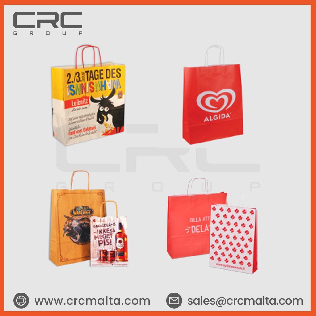 CRC Twisted Handle Paper Bags  