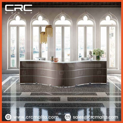 CRC Reception Desk Quad Reception Glass