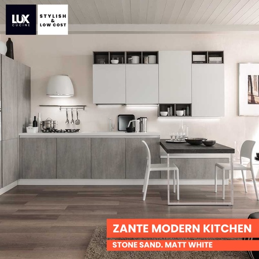 CRC ZANTE Modern Kitchen Stone Sand & Matt Finish